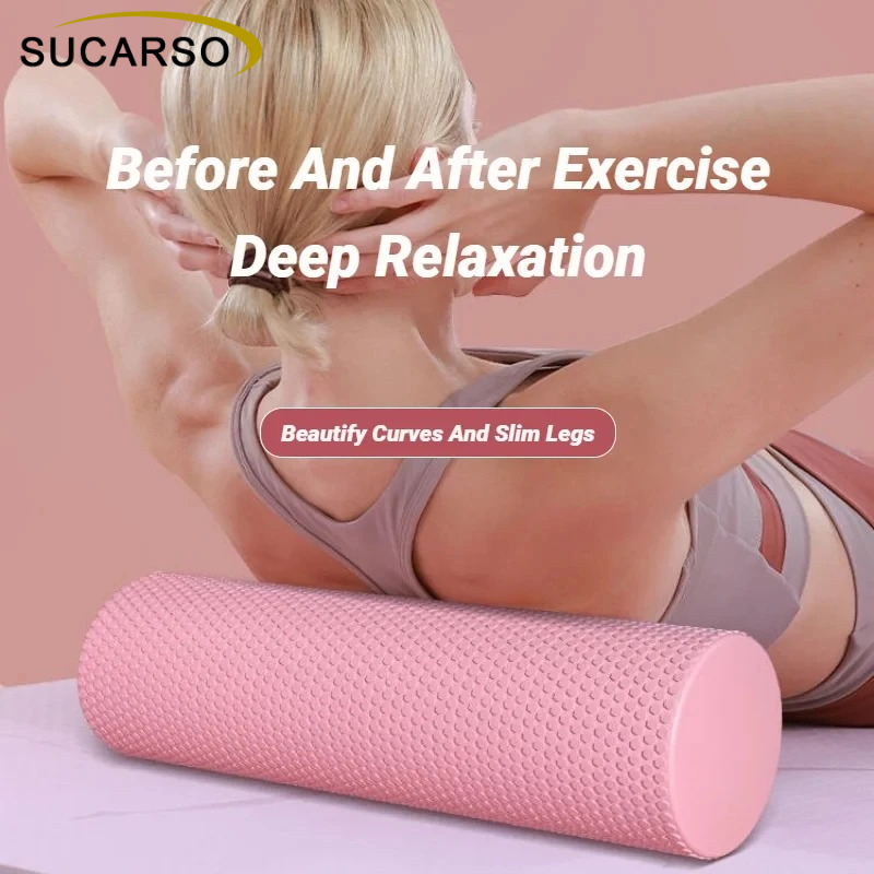 Yoga Fitness Roller - ลูกกลิ้งโฟม EVA ขนาด 30x10 ซม. สำหรับนวดกล้ามเนื้อ