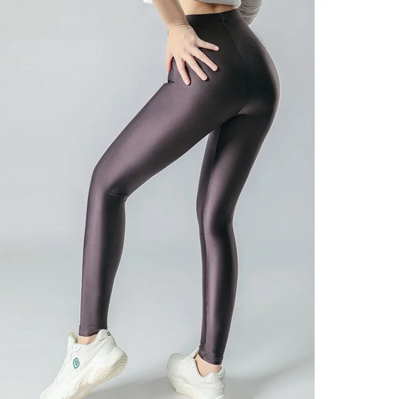 Yoga Fitness Benefits - เซ็กซี่ฤดูร้อน Legging กีฬา Tights ผู้หญิงสูงเอวโยคะเงากางเกงผอมฟิตเนส Sweatpants