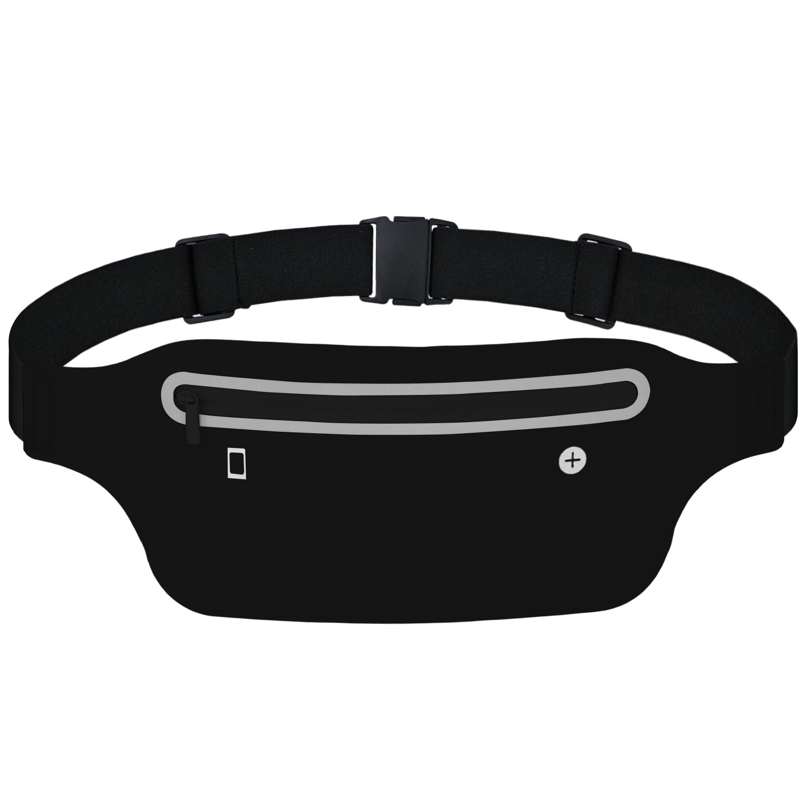 Weight Lifting Belt - กระเป๋าคาดเอววิ่งออกกำลังกาย กันน้ำ สำหรับผู้หญิงและผู้ชาย ใส่โทรศัพท์ได้ เหมาะสำหรับวิ่งจ๊อกกิ้ง ฟิตเนส