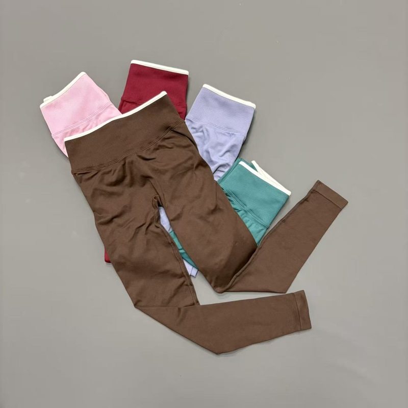 Yoga Fitness Pants - กางเกงเลกกิ้ง Sculpt Scrunch สำหรับผู้หญิง เอวสูง ไร้รอยต่อ