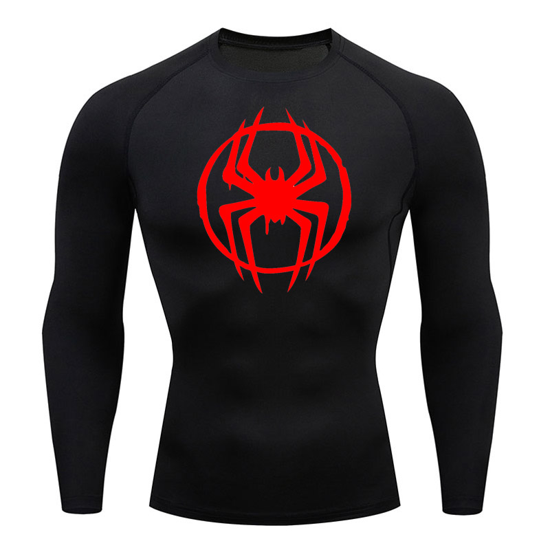 Yoga Fitness Brand - Rashguard เสื้อรัดรูปฟิตเนสโยคะสำหรับผู้ชาย, เสื้อกีฬา BJJ tights muay