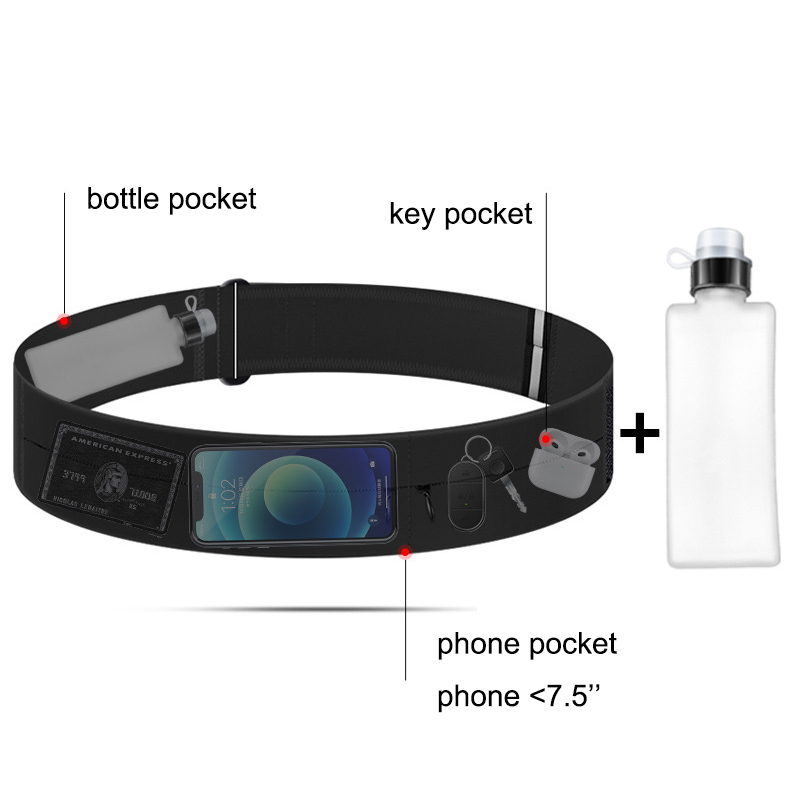 เข็มขัดวิ่งเอวกระเป๋าขวดน้ําผู - Weight Lifting Belt บทวิจารณ์และราคา