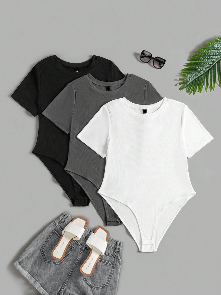 จั๊มสูทแขนสั้นคอกลมผู้หญิงขนาด - Yoga Fitness Pants บทวิจารณ์และราคา