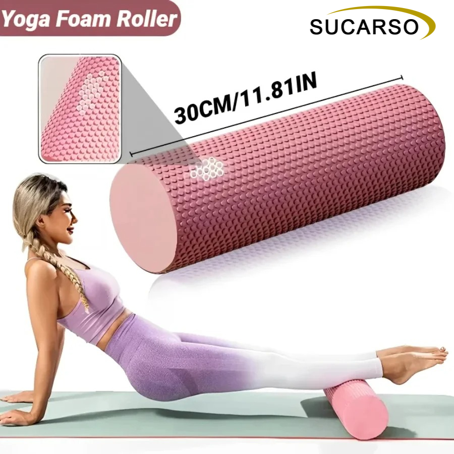 ลูกกลิ้งโฟม EVA ขนาด 30x10 ซม. - Yoga Fitness Roller บทวิจารณ์และราคา