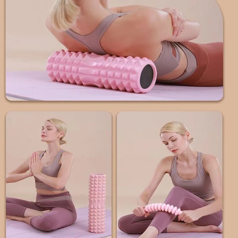 ลูกกลิ้งโฟมกลวง 45 ซม. พร้อมบล - Yoga Fitness Roller บทวิจารณ์และราคา