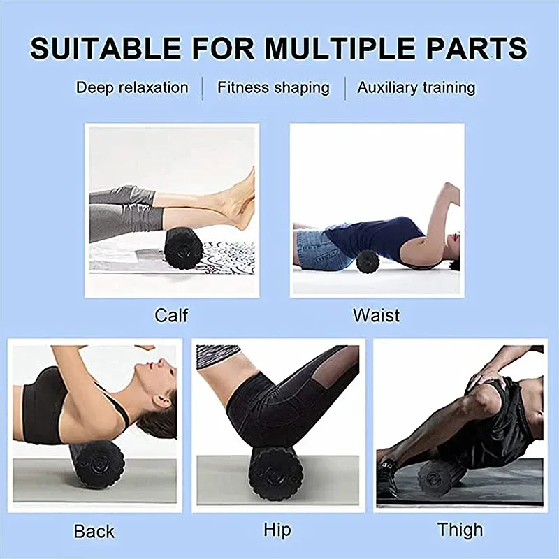 4-Speed Vibrating โยคะไฟฟ้านวด - Yoga Fitness Roller บทวิจารณ์และราคา