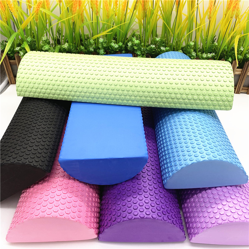30/45 ซม.ครึ่งรอบ EVA นวดโฟม R - Yoga Fitness Roller บทวิจารณ์และราคา