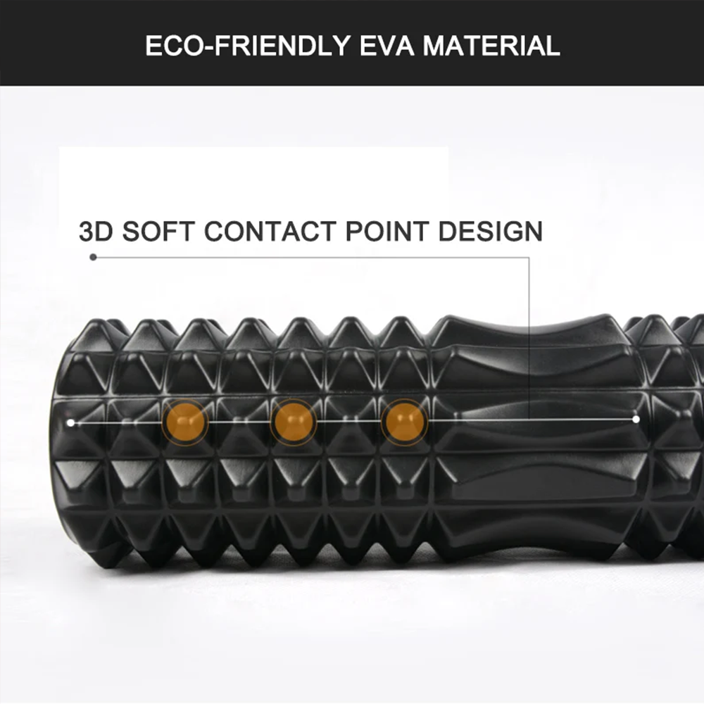 ลูกกลิ้งโฟมสำหรับนวดกล้ามเนื้อ - Yoga Fitness Roller บทวิจารณ์และราคา