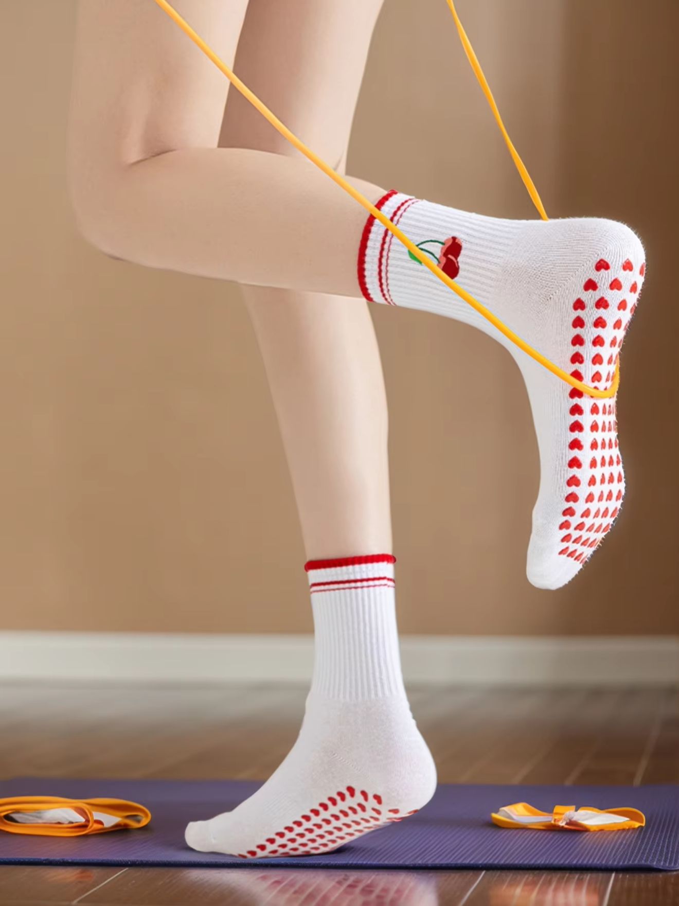 1 คู่ถุงเท้าโยคะมืออาชีพสำหรับ - Yoga And Fitness บทวิจารณ์และราคา